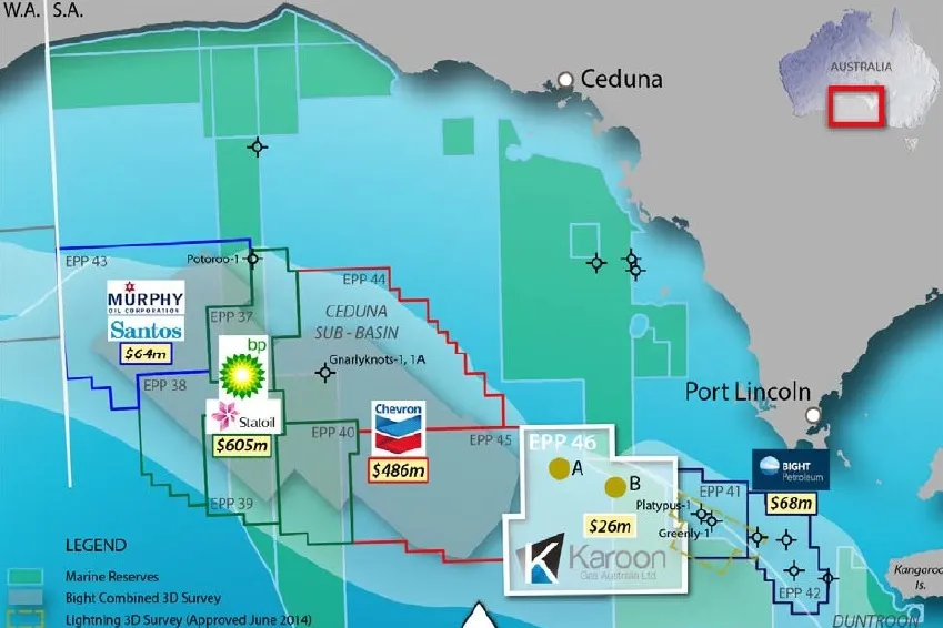 Big bite: exploration permits in the Great Australian Bight