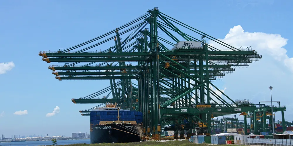 Tuas Port in Singapore is touted by operator PSA as being the world’s largest fully automated container terminal.
