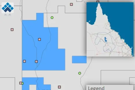 Queensland: the Galilee gas project is located in the Galilee basin, about 65 kilometres north-east of Longreach