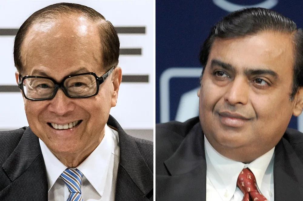 Rich kids: Li (left) and Abami are two of the world's richest oil moguls