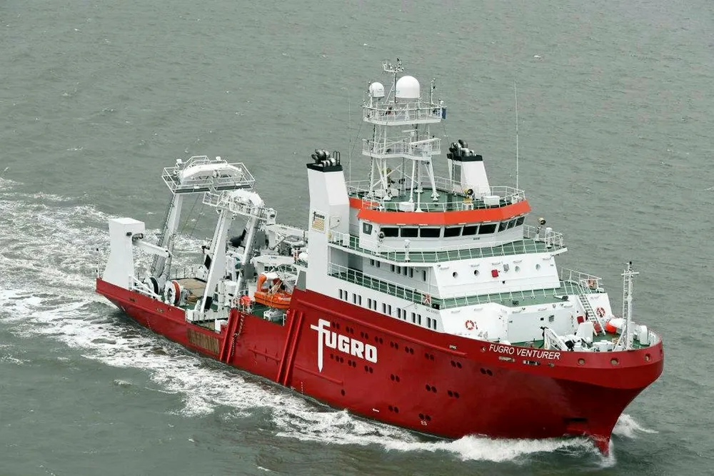Maiden voyage: survey vessel Fugro Venturer