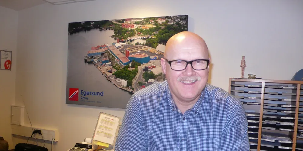 Daglig leder i Egersund Net, Geir Henning Risholm, er fornøyd med at patentstriden med Aqualine er løst.