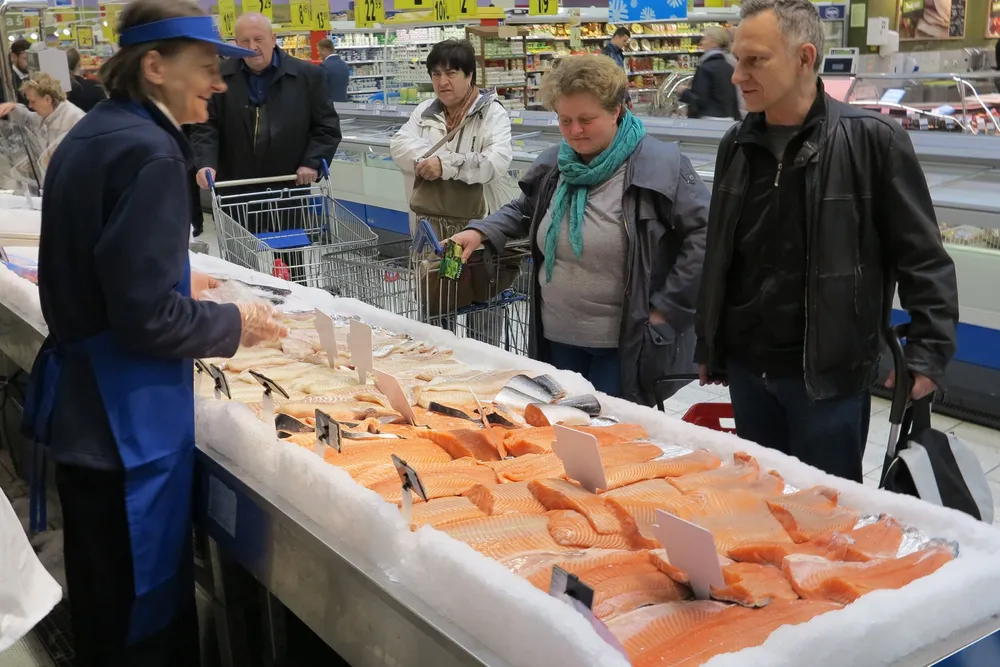 Dagligvarekunder i Polen.