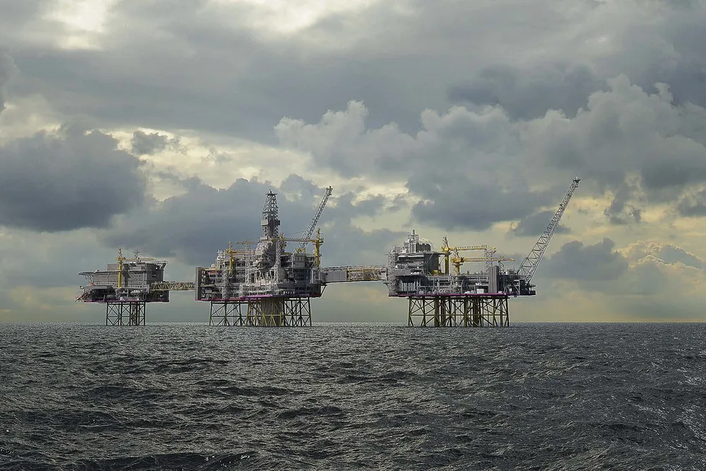 Costs cut: proposed four-platform hub for first phase of Johan Sverdrup