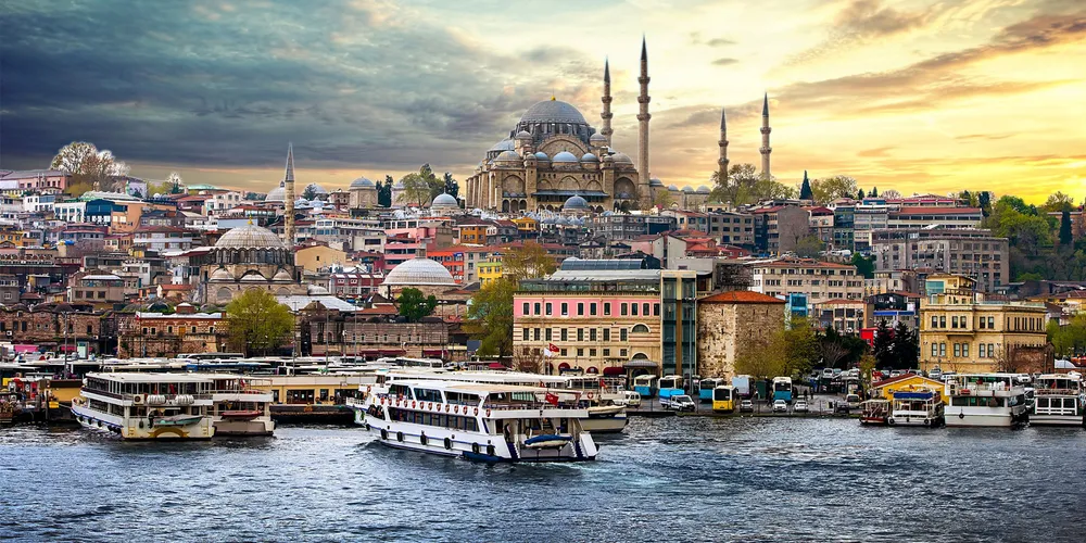 Turkey's economic centre, Istanbul, lies at the Bosporus that links the Sea of Marmara to the Black Sea