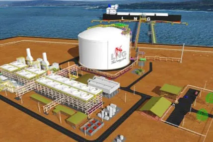 LNG Limited hopes to complete train 1 by 2014.