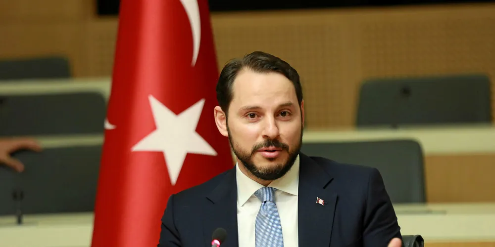 Turkish minister of energy Berat Albayrak.