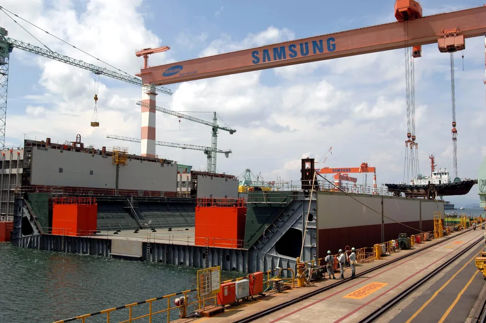 Yard of choice: Samsung Heavy Industries