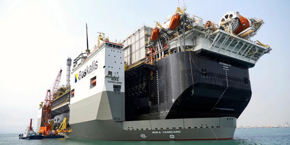Boskalis has 79 offshore and heavylift ships, including the 116,173-dwt semi-submersible heavylift vessel Boka Vanguard (built 2013).