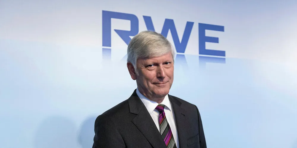 RWE chief executive Rolf Martin Schmitz