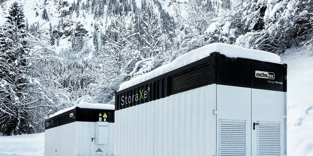 Kontrollreserve: Batteripakken i Sør-Tyskland har en lagringskapasitet på 1,25 MWh og en effekt på 1,5 MW.