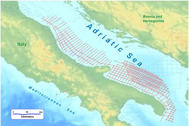 Adriatic Sea: Spectrum completes reprocessing of 2D data