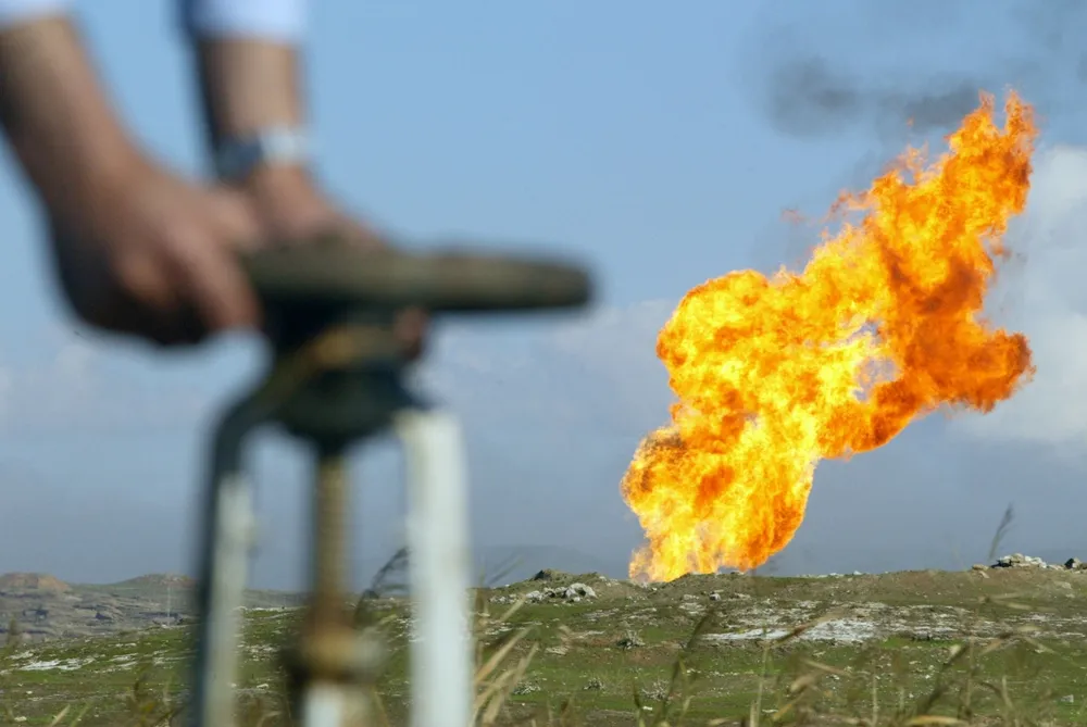 Exports: Kirkuk oilfield in Iraq
