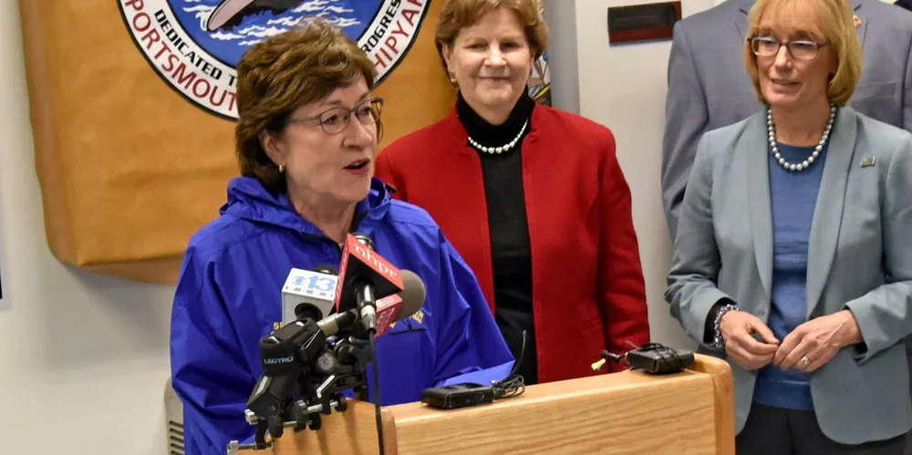 Maine Senator Susan Collins is supporting the lobster industry as it fights stricter regulations tied to right whales.