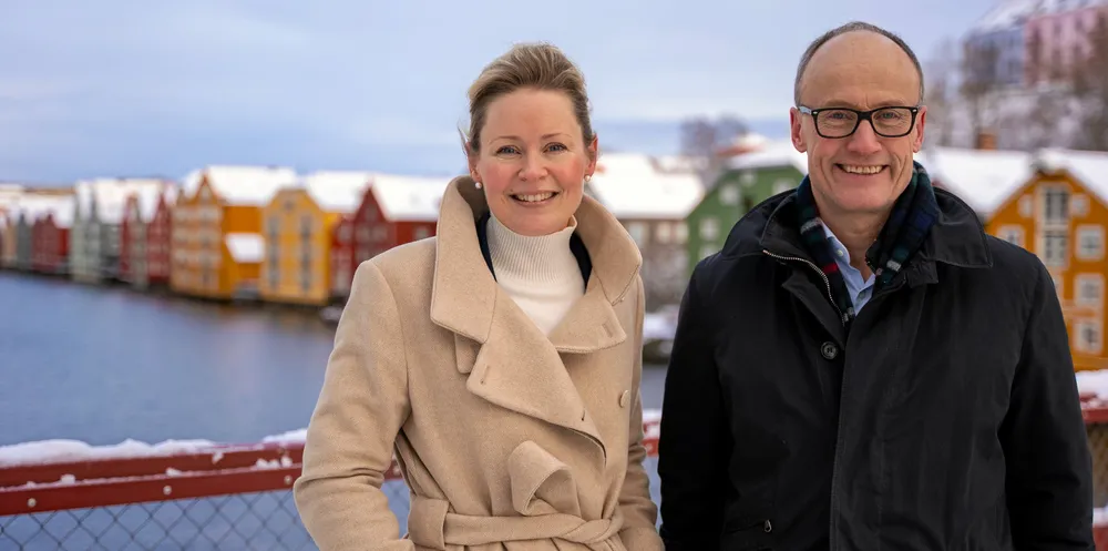 Nils Kristian Nakstad, administrerende direktør i Enova, og Astrid Lilliestråle, direktør for teknologi- og markedsutvikling i Enova, mener det er kunnskap, kapasitet og engasjement til å flytte teknologiutviklingen innen flytende havvind i Norge. Nå har de tildelt Goliatvind inntil to milliarder kroner.