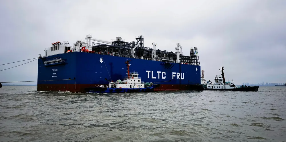 The floating regasification unit Torman (built 2020) is expected in Ghana at the end of this month.