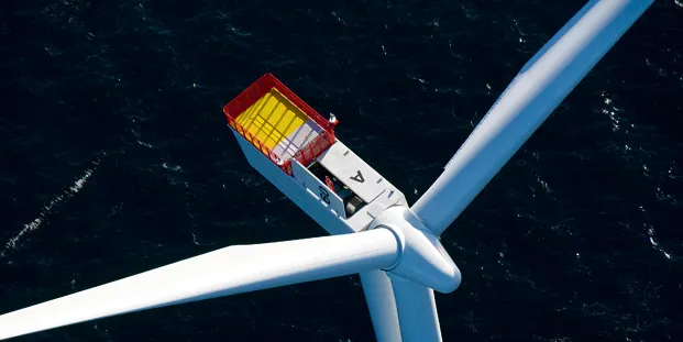 The extra wind output in Denmark was mainly thanks to Anholt