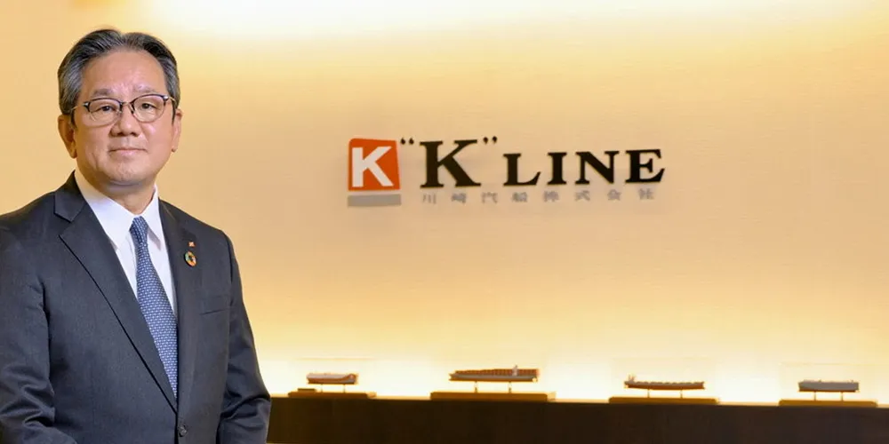 K Line chief executive Yukikazu Myochin.