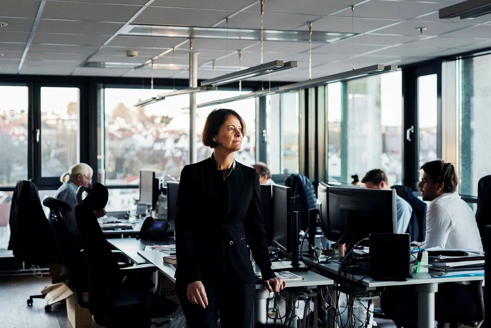Investeringsdirektør Alexandra Morris i Skagenfondene tror ikke at markedet tror på en langvarig disputt, men mener likevel at det vil bli volatilitet dersom resultatet i viktige vippestater må behandles av rettssystemet.