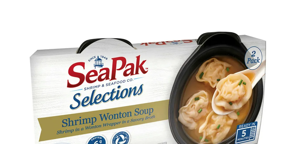 SeaPak Selections Shrimp Wonton Soup.