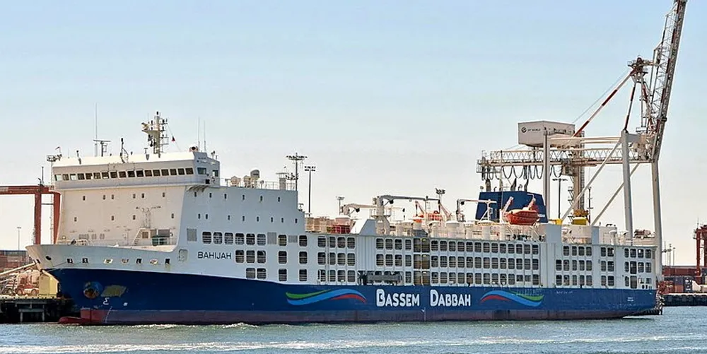 The Bahijah livestock carrier.