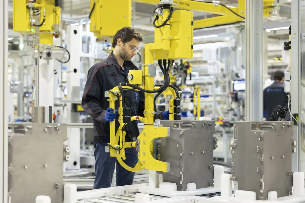 Inside Symbio's 'SymphonHy' fuel-cell factory in eastern France, the largest in Europe.