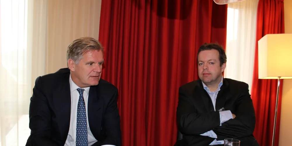 Tor Olav Troim (left) and Alf-Helge Aarskog