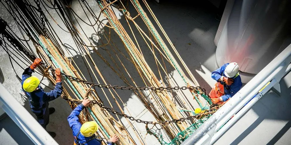Havforskningsinstituttets makrell- og økosystemtokt 2017.Foto: Erlend Astad Lorentzen
