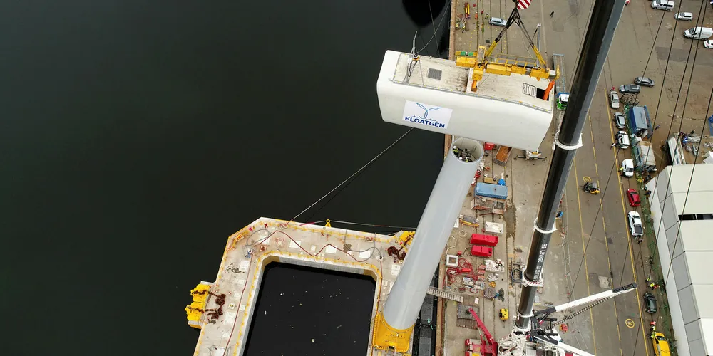 FloatGen uses a 2MW turbine, but future floaters will be far more powerful