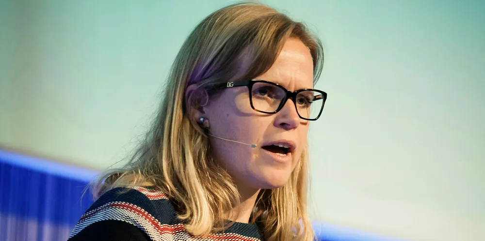 Birgitte Ringstad Vartdal, chief executive of Golden Ocean Management at Nor-Shipping 2017.