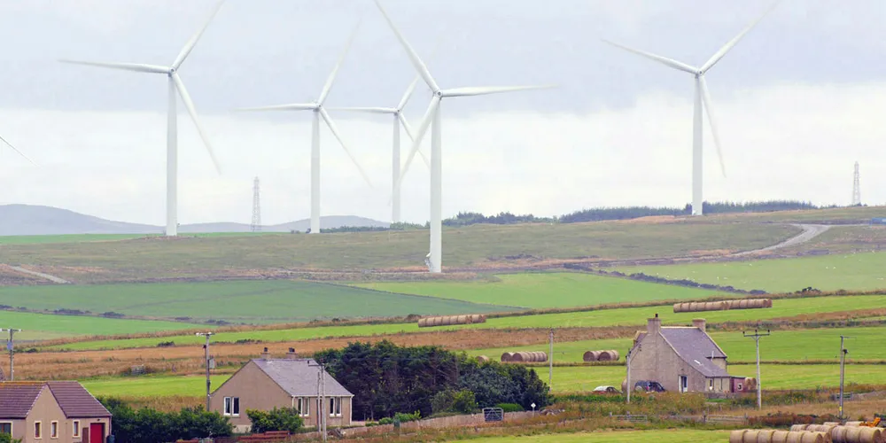Statkraft's Baillie wind farm in northern Scotland.