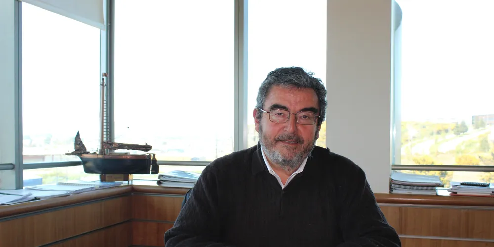 AquaChile's President Victor Hugo Puchi at company's headquarters in Puerto Montt. Photo: Lola Navarro