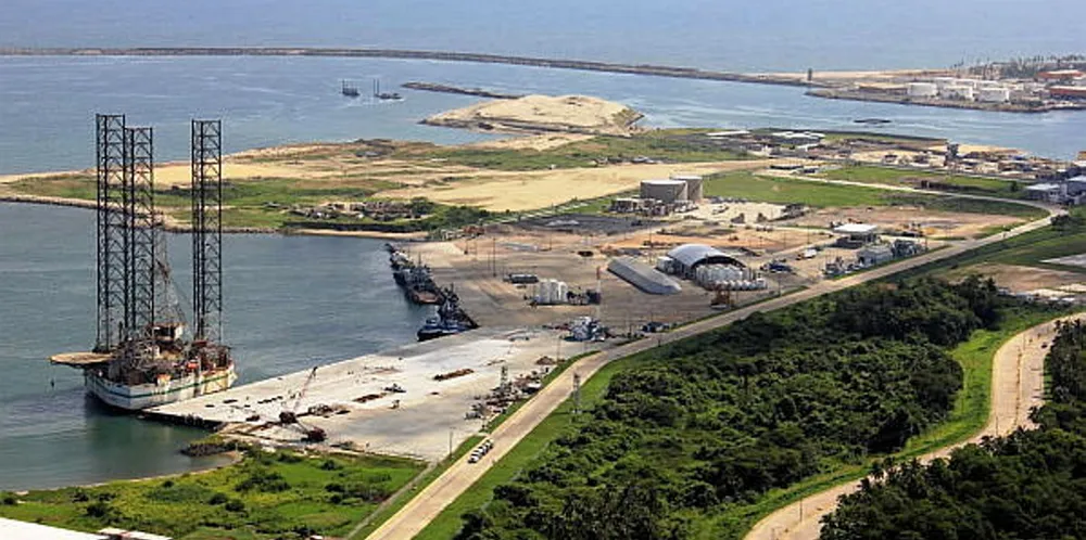The port of Dos Bocas in Mexico.