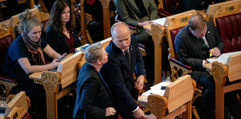 Det er bekymringsverdig dersom det som sendes på høring er gresk for folk flest. Bildet er fra fremleggelse av statsbudsjettet 2023.