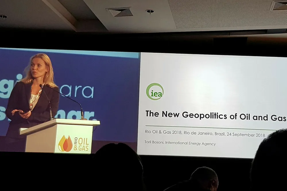 Toril Bosoni, senior analyst with the International Energy Agency