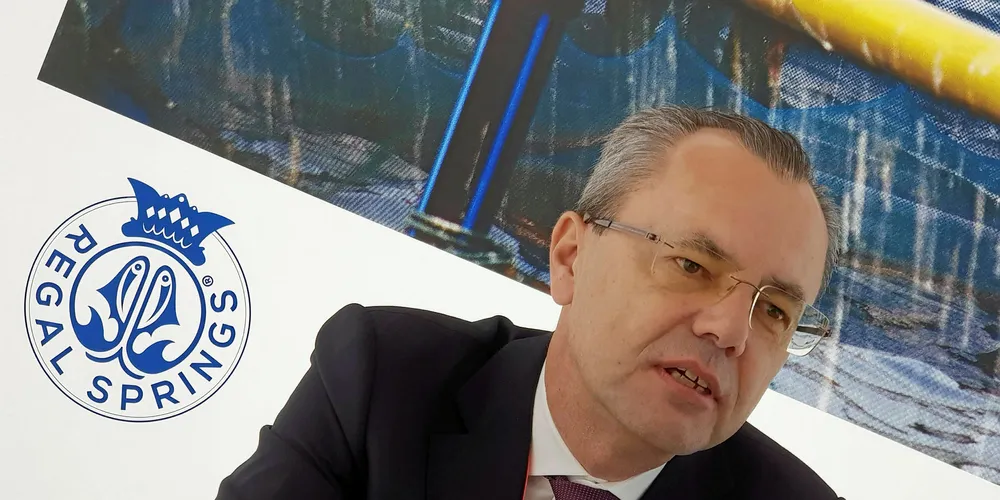 Regal Springs. Achim Eichenlaub, CEO of Regal Springs.