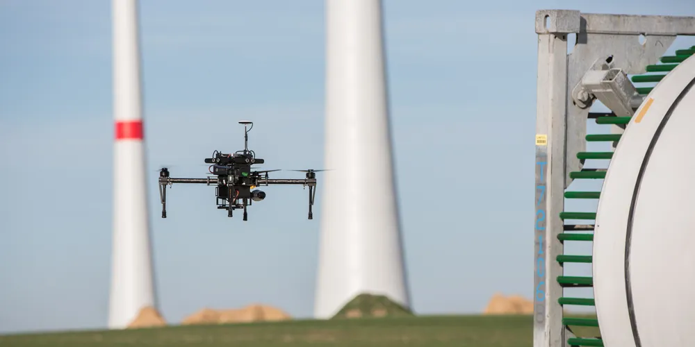 The drones will help with regular inspection of turbine blades