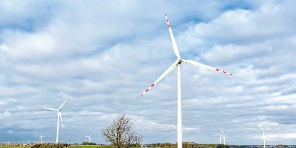Senvion turbines near Gdansk, northern Poland.