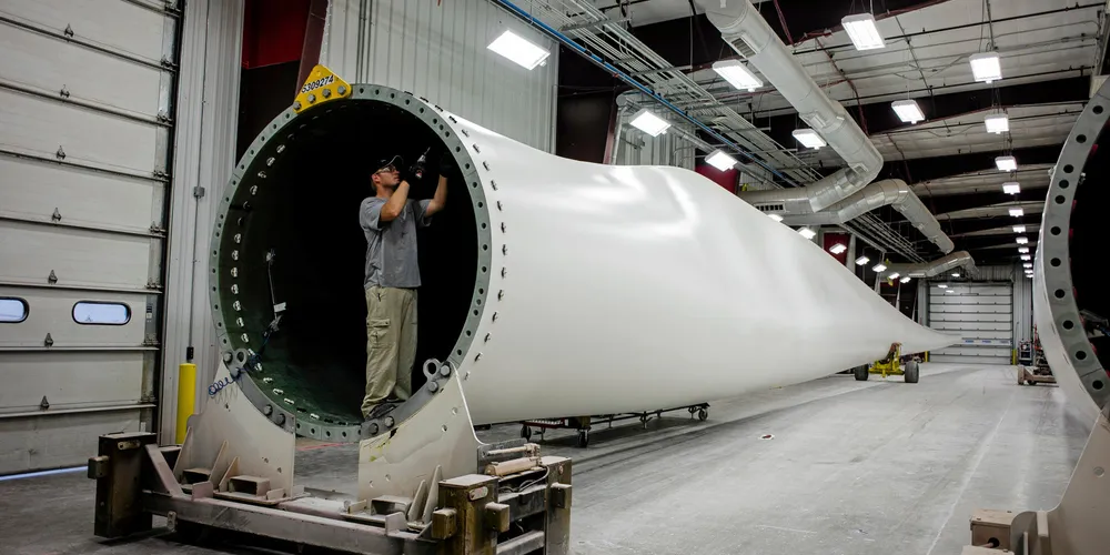 Siemens Gamesa blade production in Fort Madison, Iowa