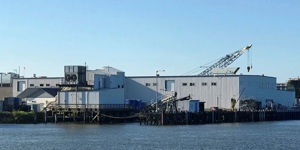 Pacific Seafood's rebuilt processing plant in Warrenton, Oregon, opened for business in 2018.