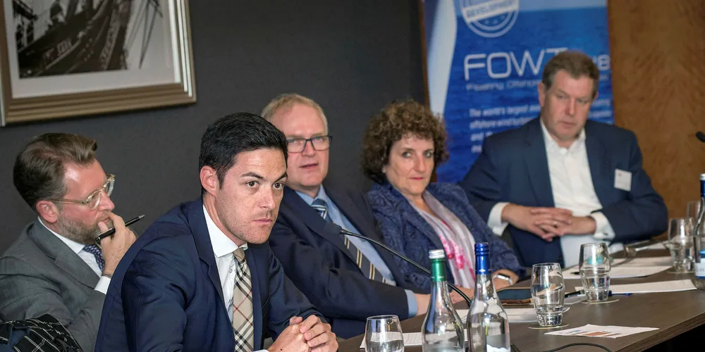 The Recharge Thought Leaders debating the future of floating offshore wind on the eve of Offshore Wind Energy 2017 in London this week: JMFfoto