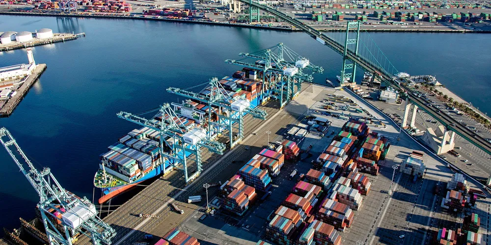 The Port of Los Angeles in the US saw the biggest drop in container volumes of the world’s 30 busiest ports, according to Alphaliuner.