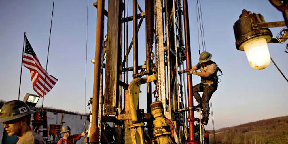 A Chesapeake Energy fracking site in northeast Pennsylvania