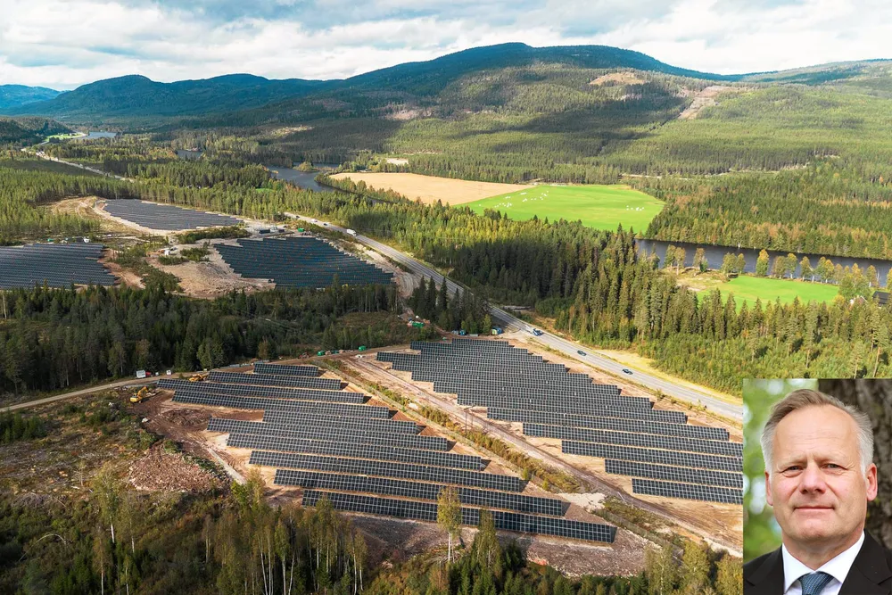 For å begrense den totale nedbyggingen av landbruks- og naturområder må energitiltaket løses på allerede nedbygde arealer eller i kombinasjon med andre utbyggingsformål, skriver statsforvalter i Vestfold og Telemark, Trond Rønningen