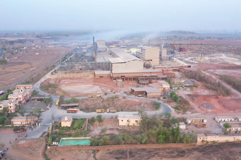 The fertiliser production site in Sagar