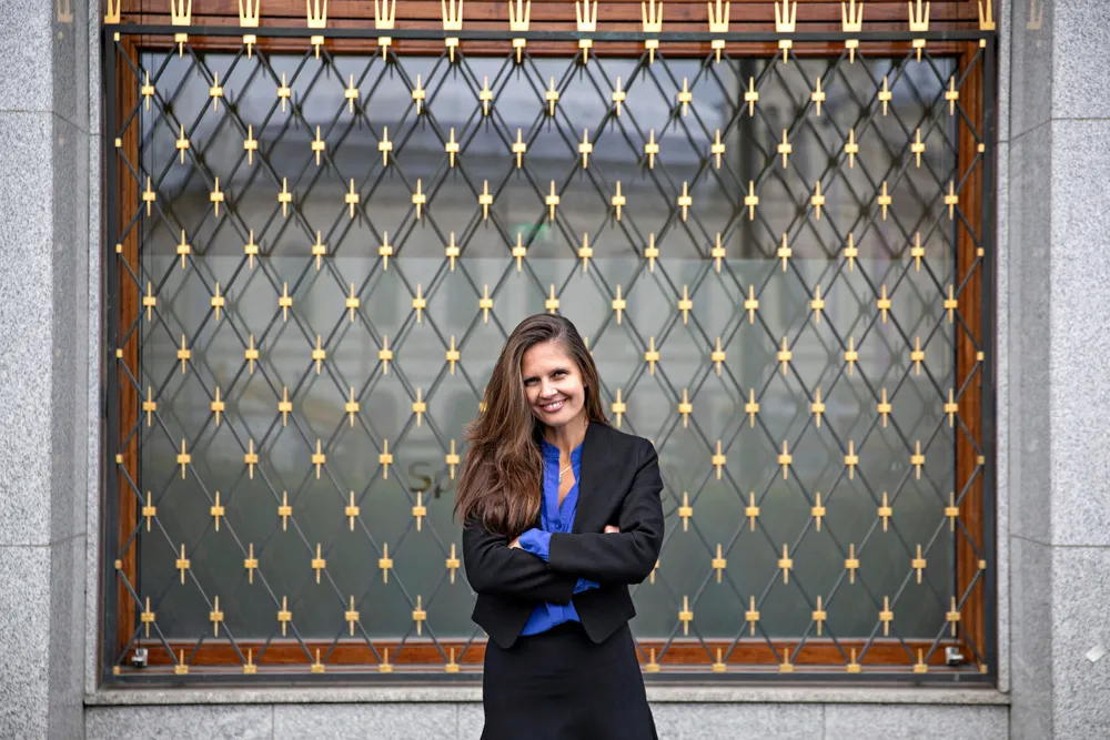 Oljeanalytiker Nadia Martin Wiggen i Pareto