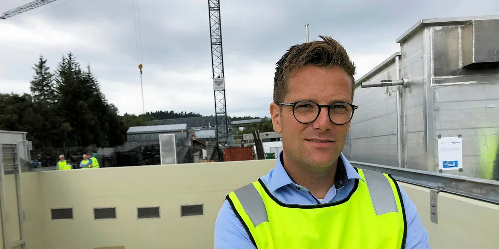 Svein Eivind Gilje i Engesund Fiskeoppdrett