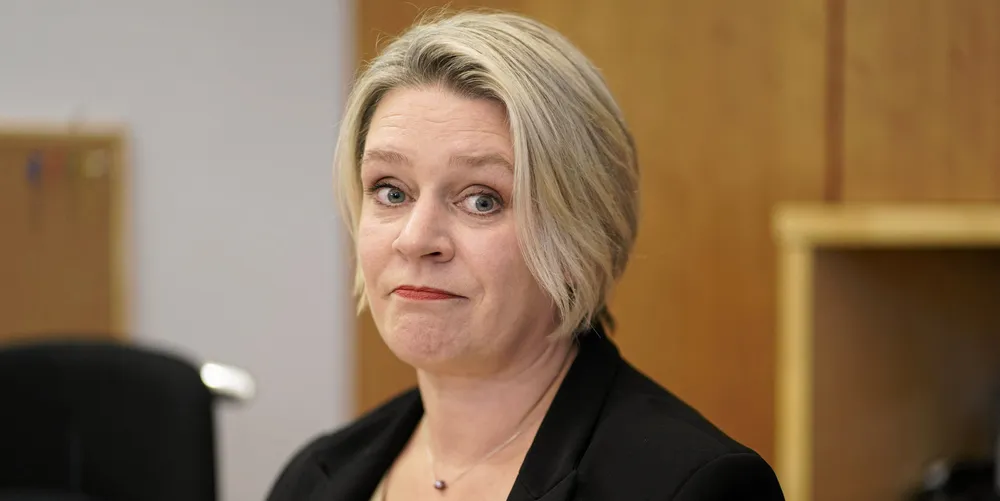Norway's new Minister for Petroleum and Energy Marte Mjos Persen (Labor Party)