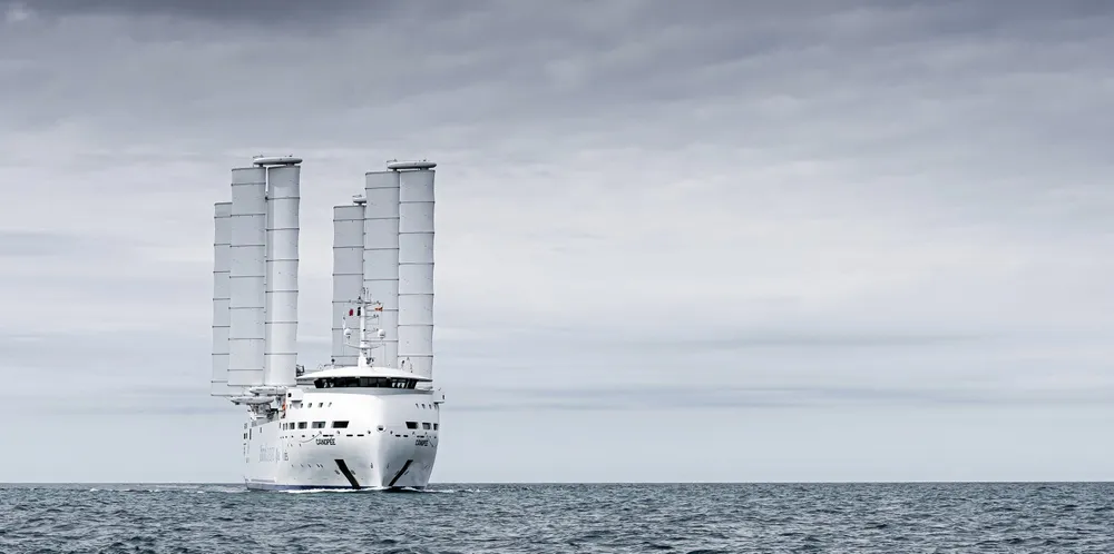 The Jifmar Offshore Services-owned Canopee undergoing sea trials.