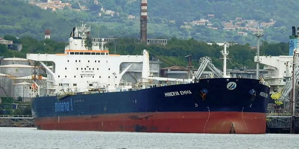 Minerva Marine's aframax Minerva Emma (built 2003) has switched into the fleet of New Shipping.
